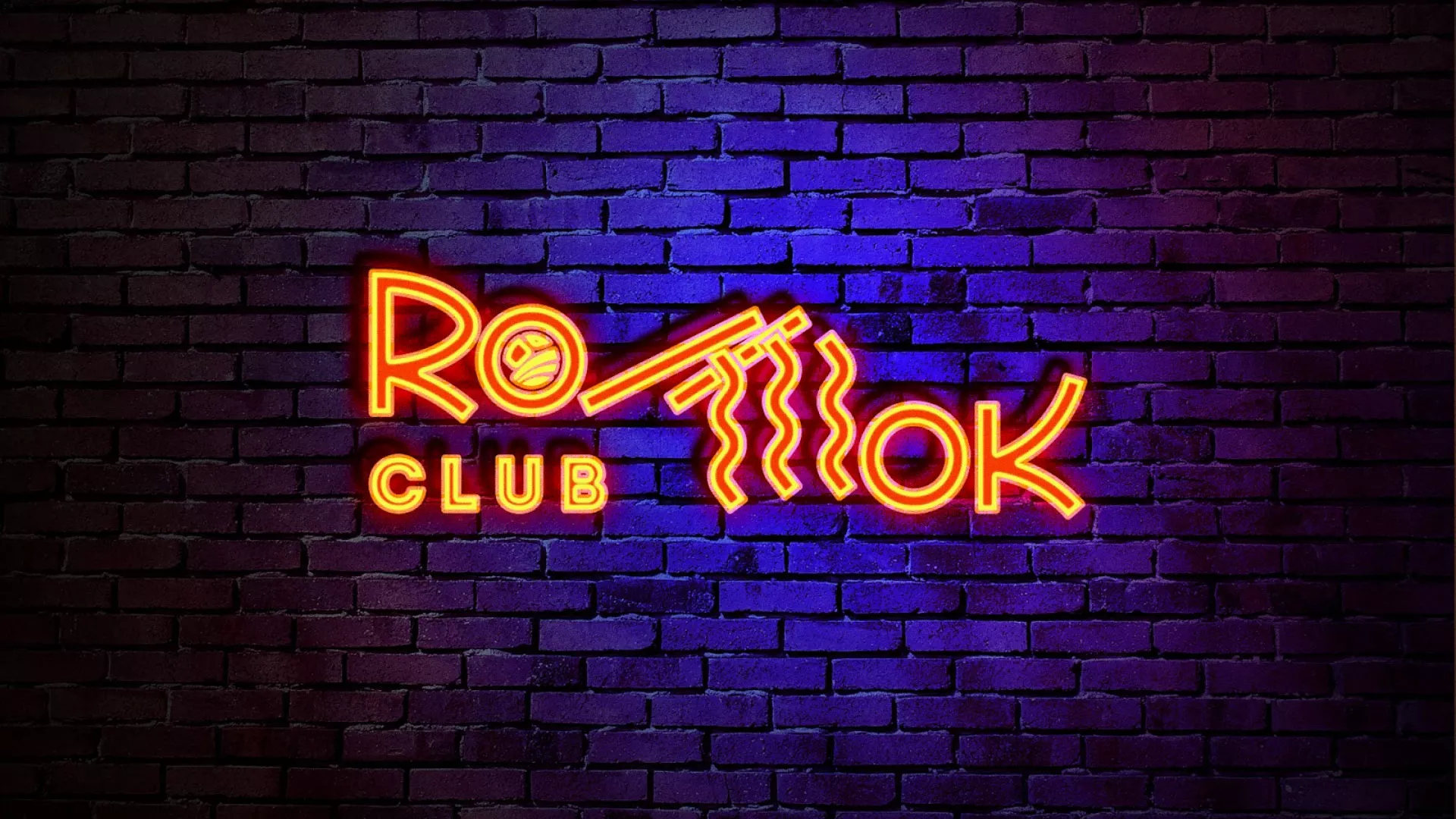 Разработка интерьерной вывески суши-бара «Roll Wok Club» в Пересвете
